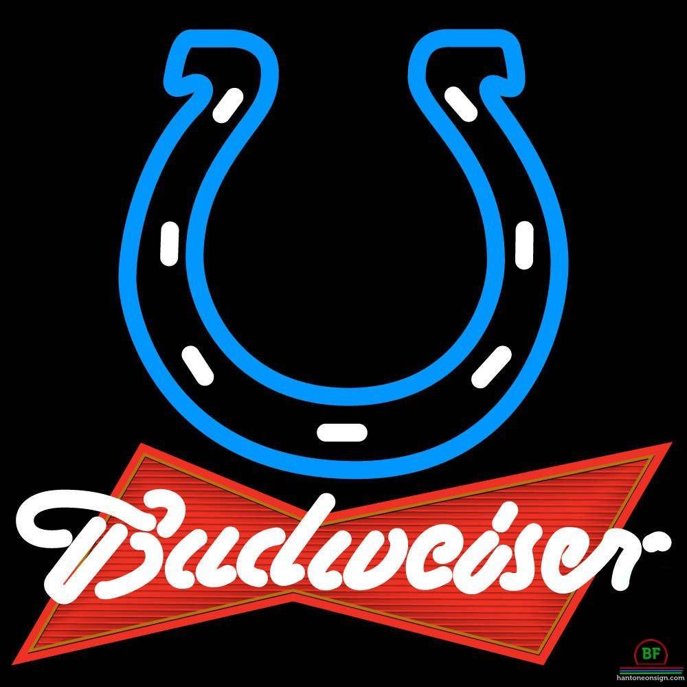 Budweiser Indianapolis Colts Neon Sign Teams Neon Light