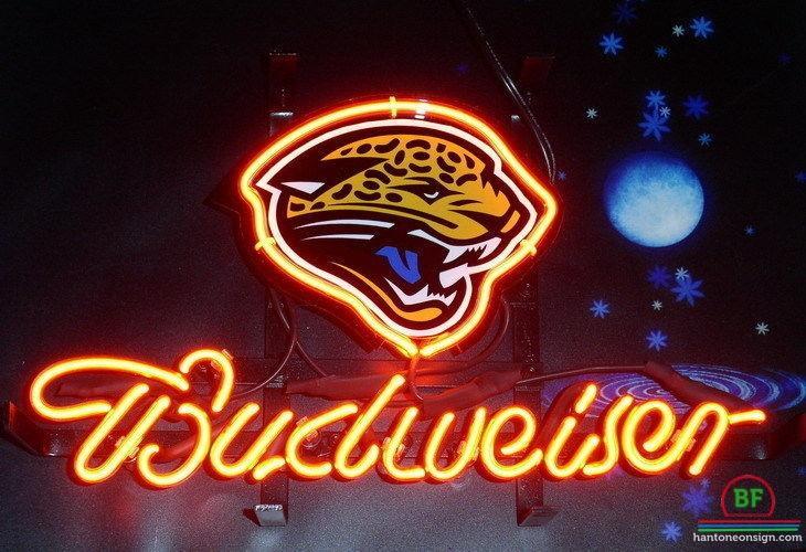 Budweiser Jacksonville Jaguars Neon Sign Teams Neon Light