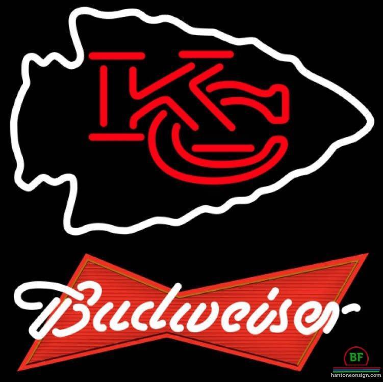 Budweiser Kansas City Chiefs Neon Sign Teams Neon Light