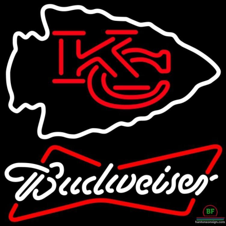 Budweiser Kansas City Chiefs Neon Sign Teams Neon Light