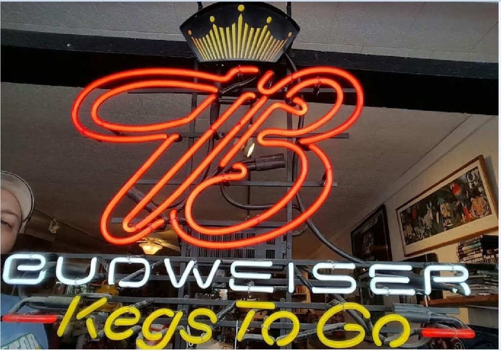 Budweiser Kegs To Go Neon Sign Bar Sign Neon Light Z1233