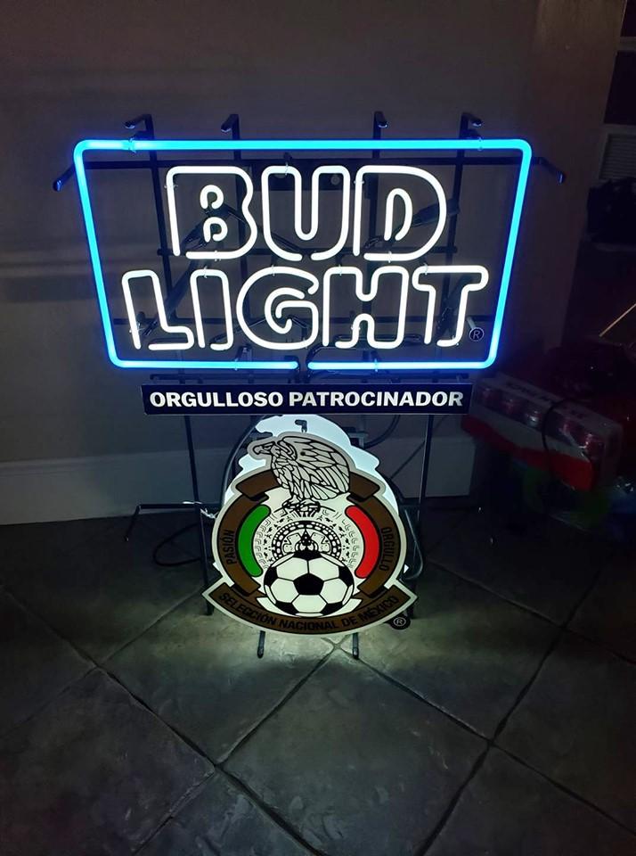 Budweiser Mexico National Football Eagle Neon Sign Neon Light