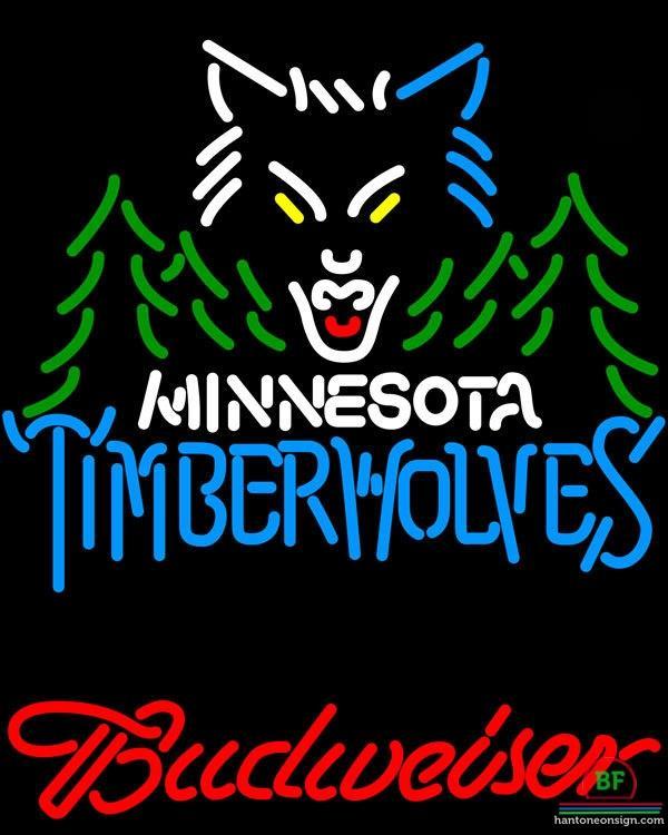 Budweiser Minnesota Timber Neon Sign Teams Neon Light