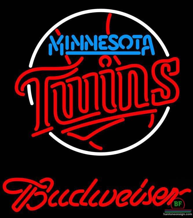 Budweiser Minnesota Twins Neon Sign Teams Neon Light