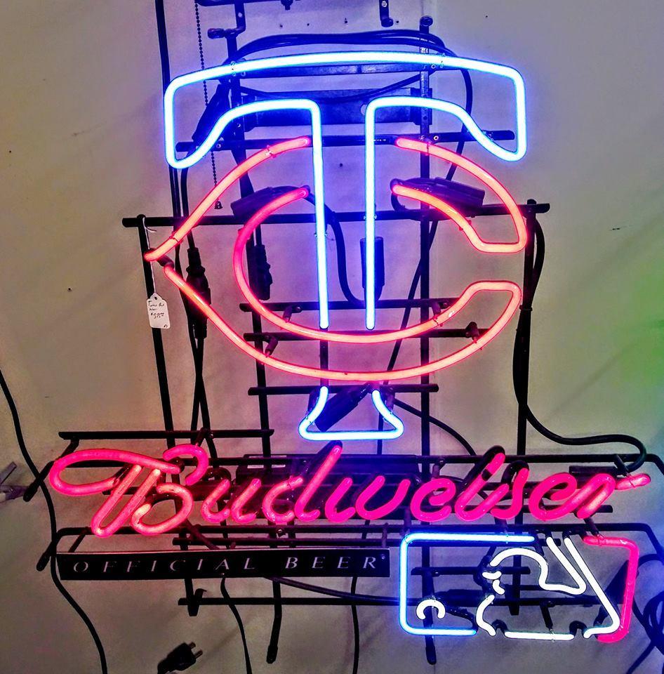 Budweiser Minnesota Twins Neon Sign Sports Team Neon Light