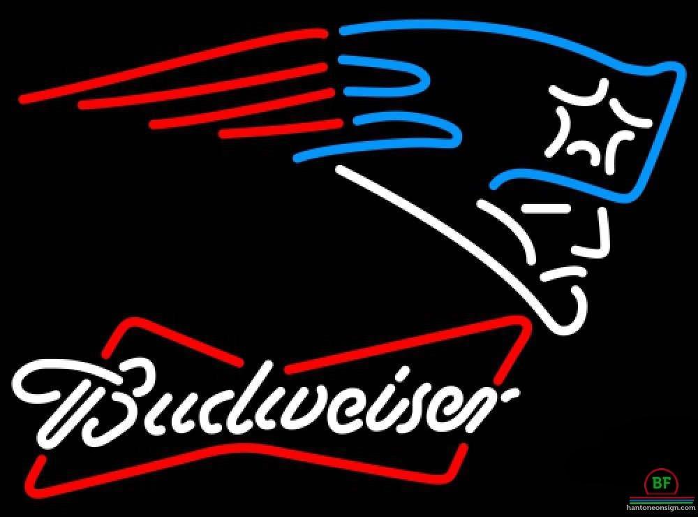 Budweiser New England Patriots Neon Sign Teams Neon Light