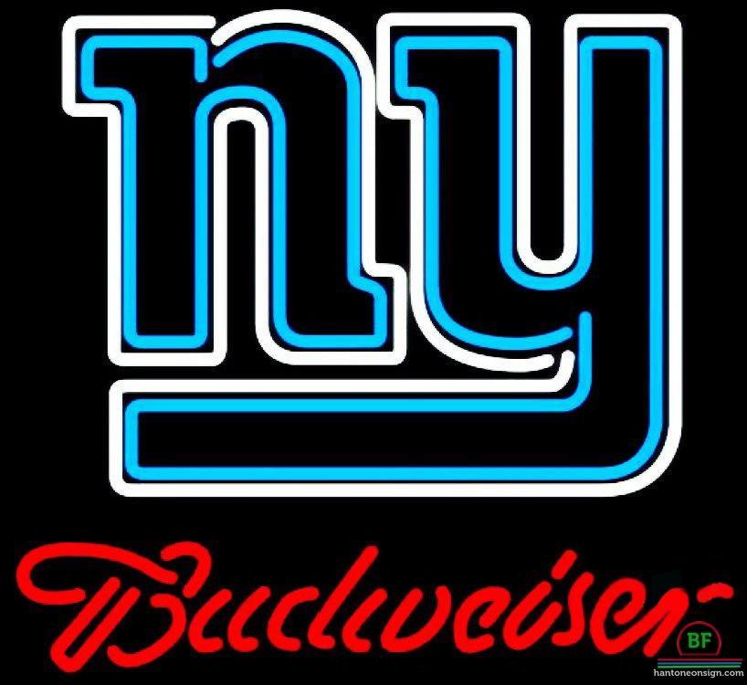 Budweiser New York Giants Neon Sign Teams Neon Light