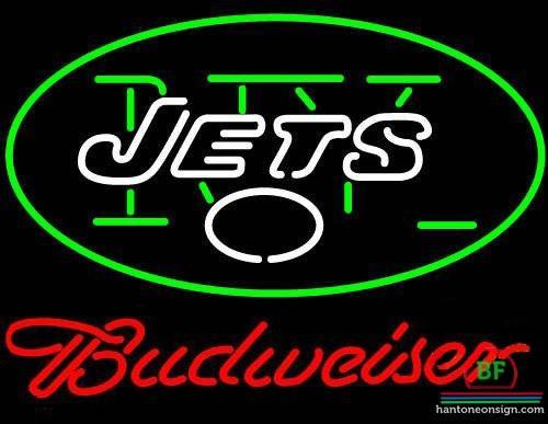 Budweiser New York Jets Neon Sign Teams Neon Light