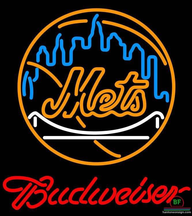 Budweiser New York Mets Neon Sign Teams Neon Light