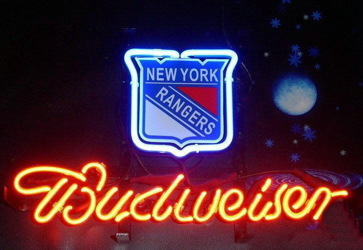 Budweiser New York Ranger Neon Sign Teams Neon Light