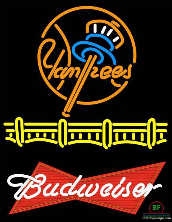 Budweiser New York yankees Neon Sign Teams Neon Light
