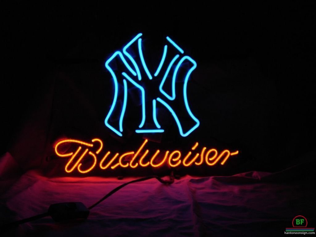 Budweiser New York yankees Neon Sign Teams Neon Light