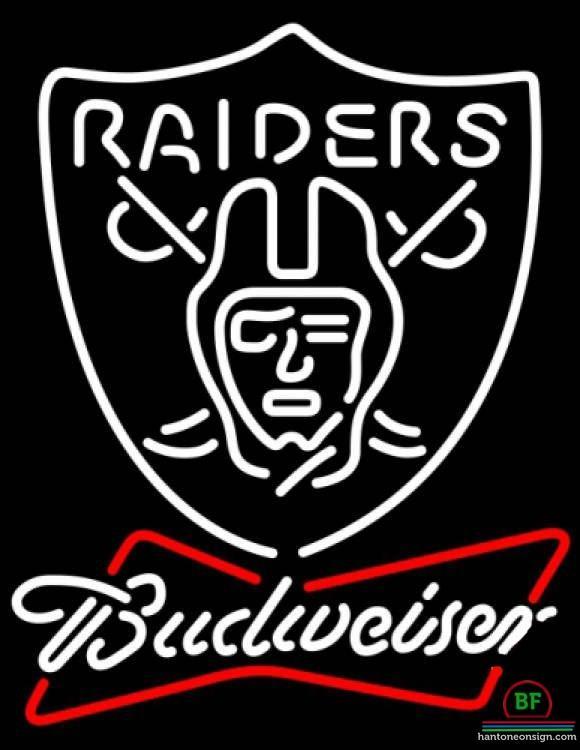 Budweiser Oakland Raiders Neon Sign Teams Neon Light