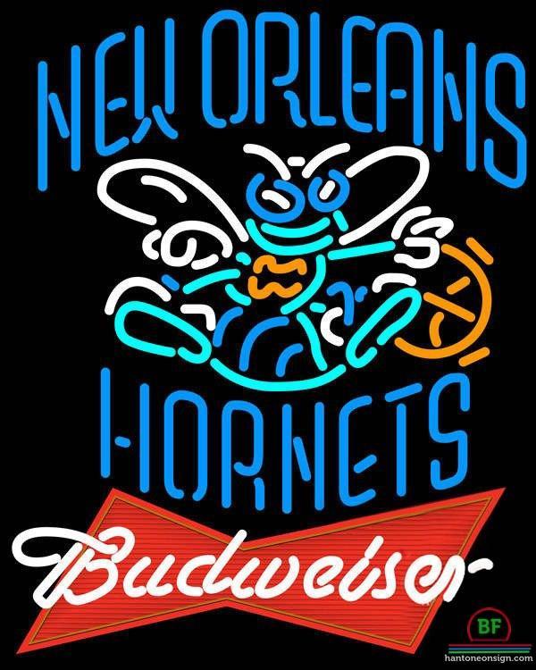 Budweiser Orleans Hornets Neon Sign Teams Neon Light