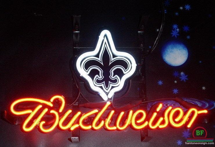 Budweiser Orleans Saints Neon Sign Teams Neon Light