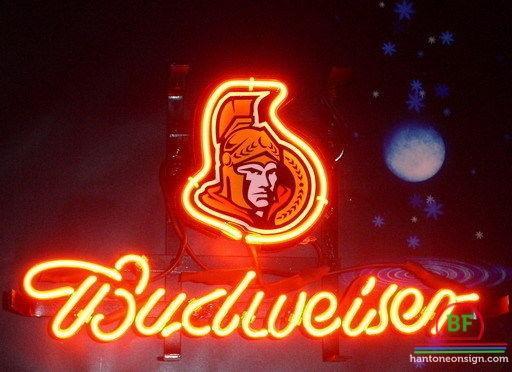 Budweiser Ottawa Senators Neon Sign Teams Neon Light
