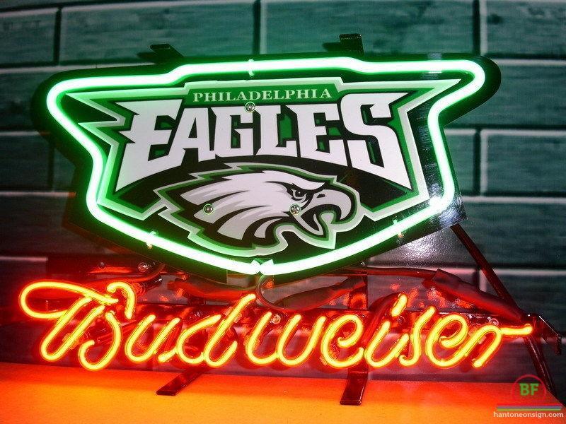 Budweiser Philadelphia Eagles Neon Sign Teams Neon Light
