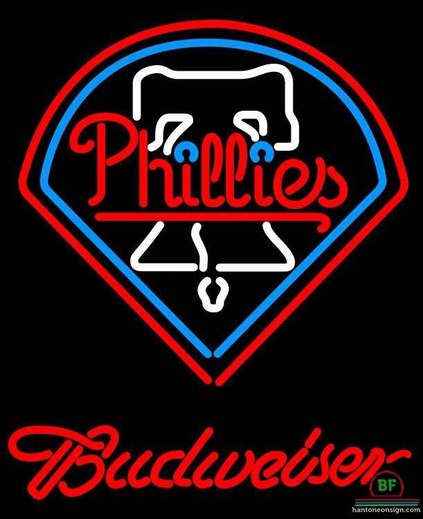 Budweiser Philadelphia Phillies Neon Sign Teams Neon Light