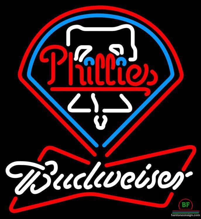 Budweiser Philadelphia Phillies Neon Sign Teams Neon Light