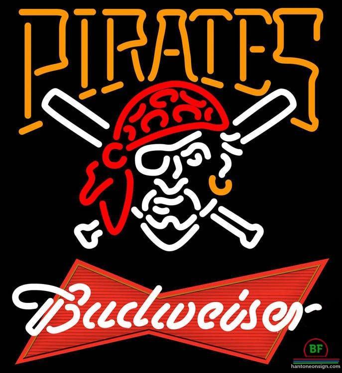 Budweiser Pittsburgh Pirates Neon Sign Teams Neon Light