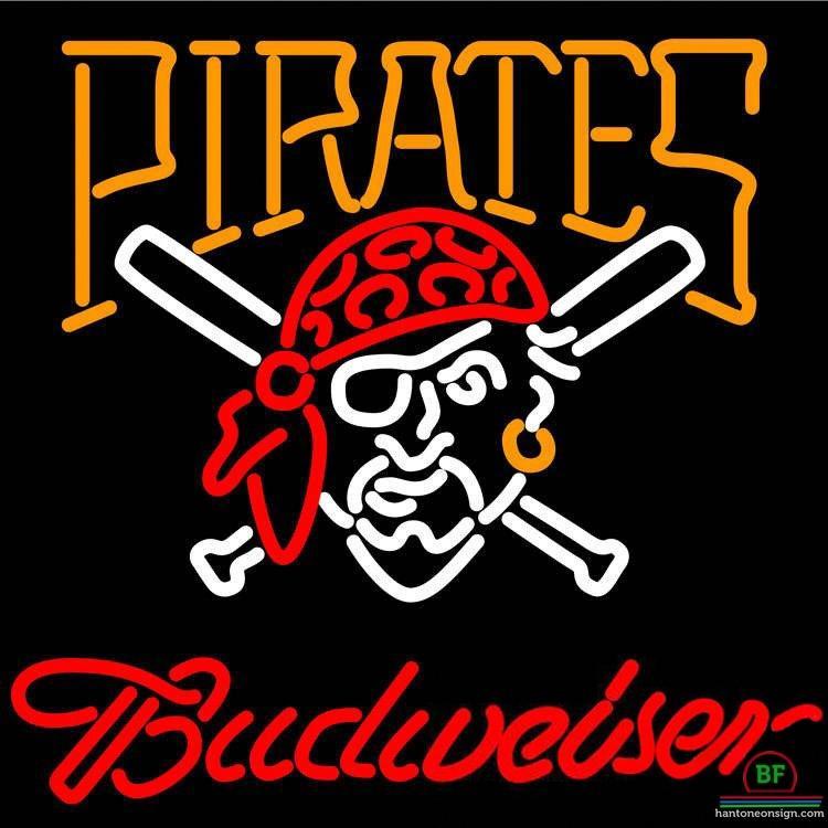 Budweiser Pittsburgh Pirates Neon Sign Teams Neon Light