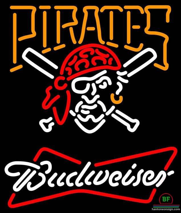 Budweiser Pittsburgh Pirates Neon Sign Teams Neon Light