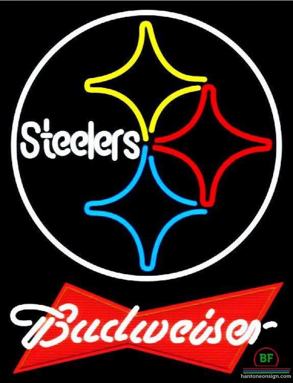 Budweiser Pittsburgh Steelers Neon Sign Teams Neon Light