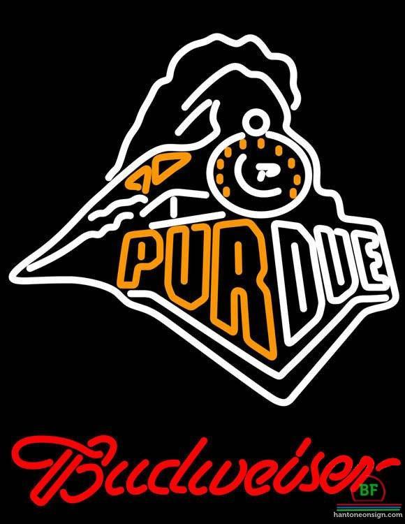 Budweiser Purdue University Neon Sign NCAA Teams Neon Light