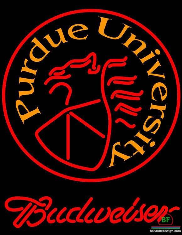 Budweiser Purdue University Neon Sign NCAA Teams Neon Light