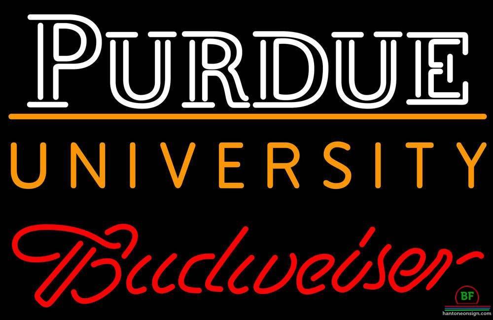 Budweiser Purdue University Neon Sign NCAA Teams Neon Light