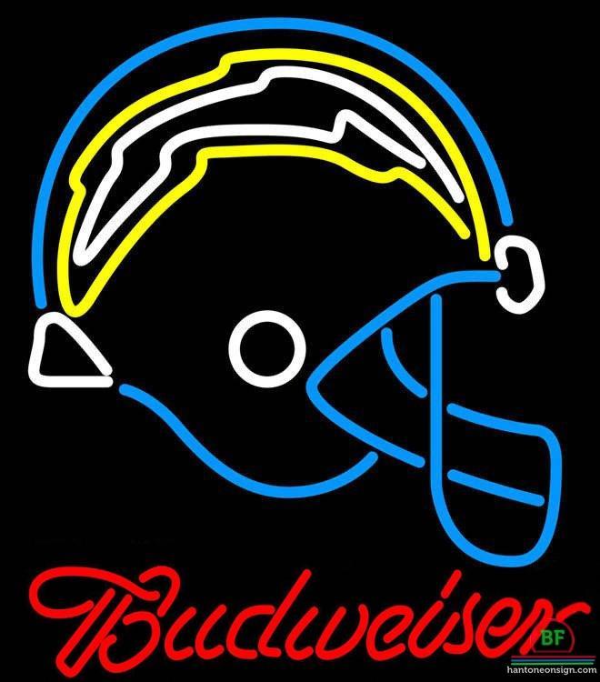 Budweiser San Diego Chargers Neon Sign Teams Neon Light