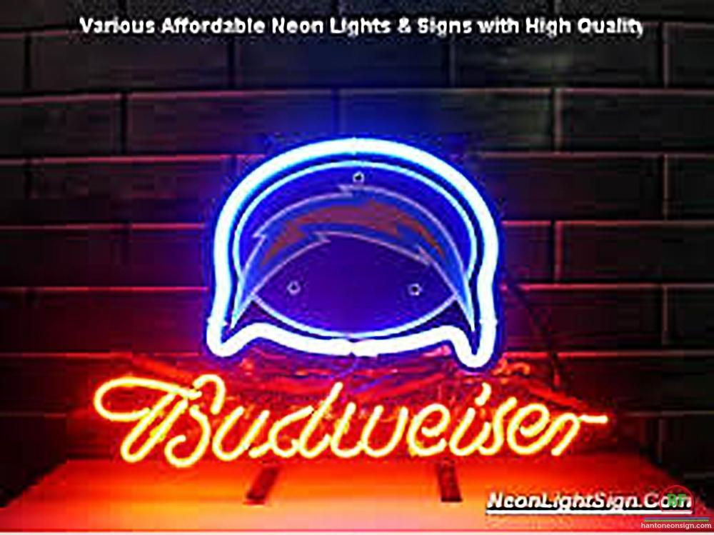 Budweiser San Diego Chargers Neon Sign Teams Neon Light