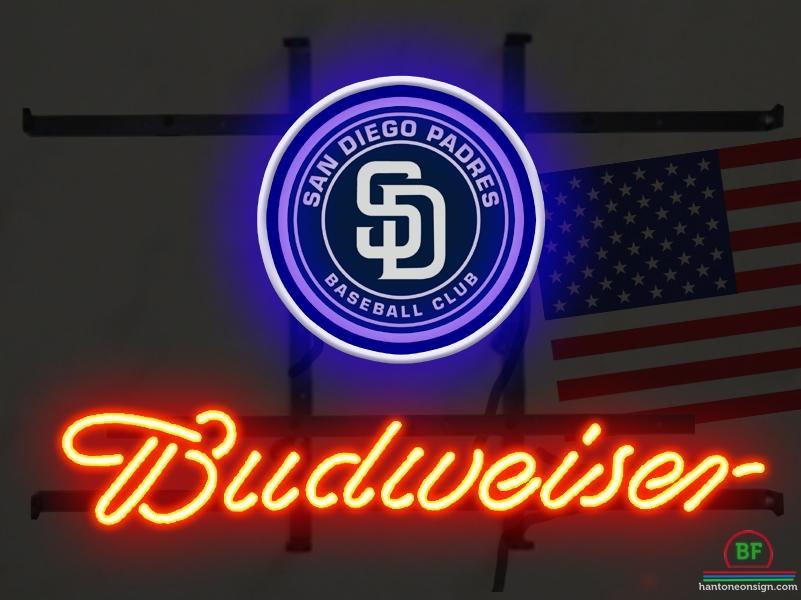 Budweiser San Diego Padres Neon Sign Teams Neon Light