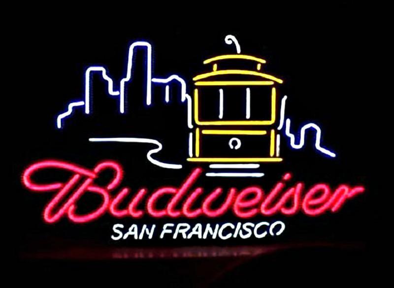 Budweiser San Francisco City Neon Sign