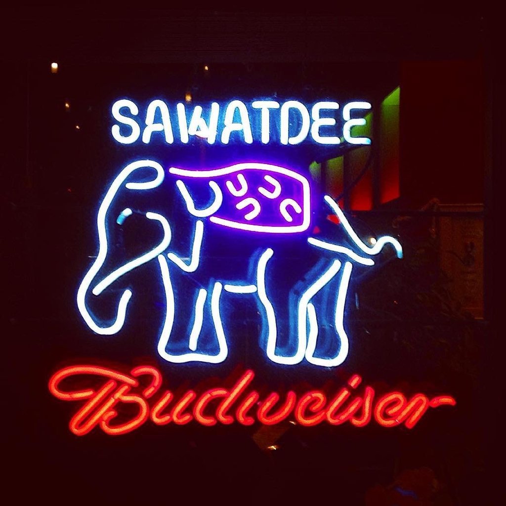 Budweiser Sawatdee Neon Sign Bar Sign Neon Light