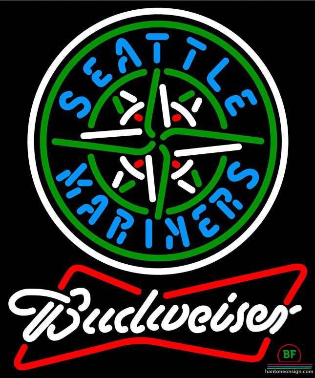 Budweiser Seattle Mariners Neon Sign Teams Neon Light