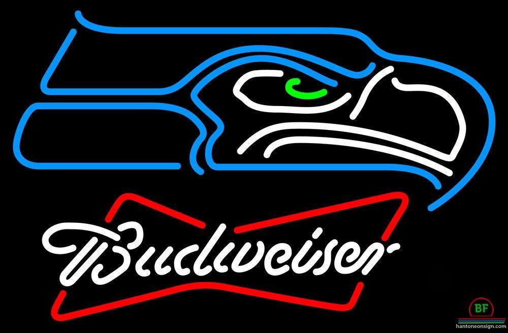 Budweiser Seattle Seahawks Neon Sign Teams Neon Light