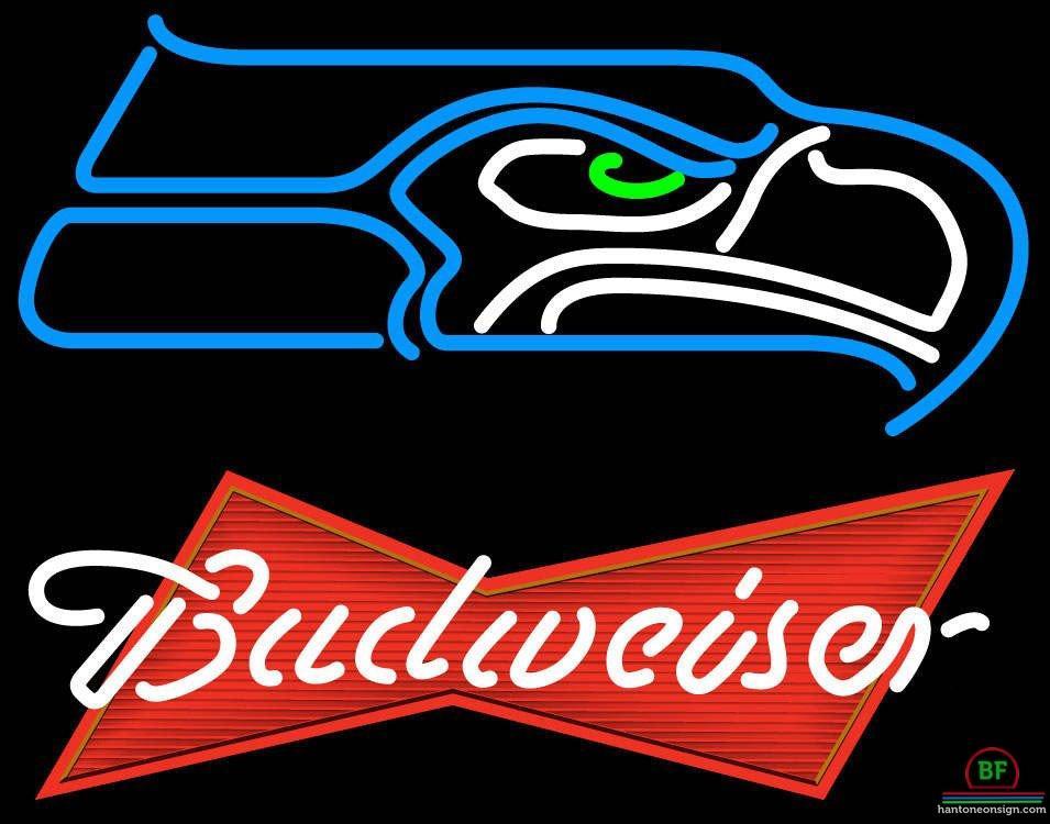 Budweiser Seattle Seahawks Neon Sign Teams Neon Light