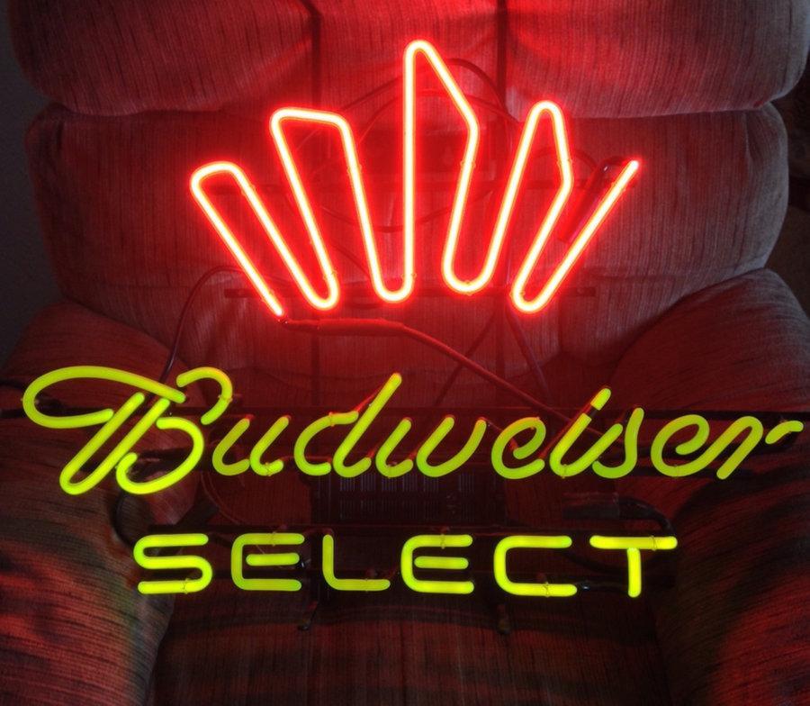 Budweiser Select Neon Sign Bar Sign Neon Light