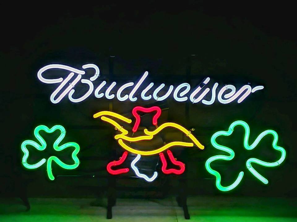Budweiser Shamrock Neon Sign Neon Light