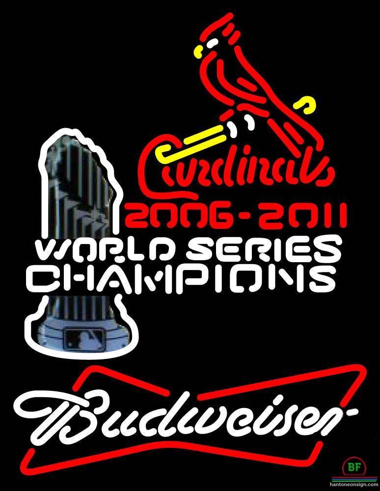 St. Louis Cardinals World Series Neon Sign
