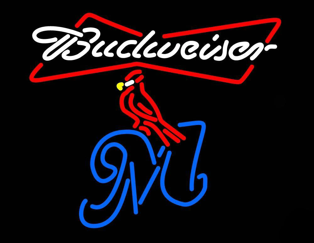Budweiser St Louis Cardinals Neon Sign Teams Neon Light