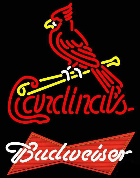 Budweiser St Louis Cardinals Neon Sign Teams Neon Light