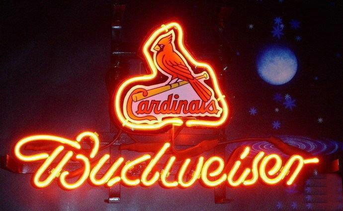 Budweiser St Louis Cardinals Neon Sign Teams Neon Light