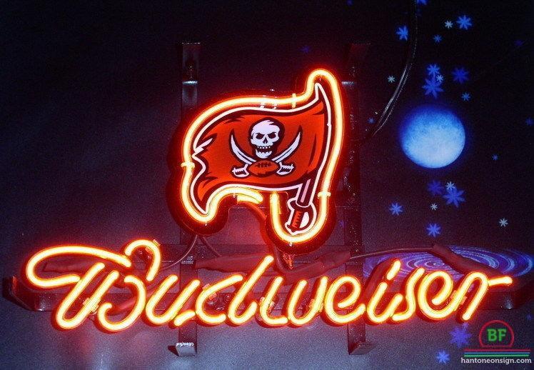 Budweiser Tampa Bay Buccaneers Neon Sign Teams Neon Light