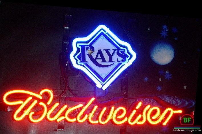 Budweiser Tampa Bay Rays Neon Sign Teams Neon Light