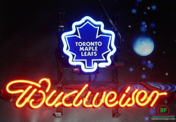 Budweiser Toronto Maple Neon Sign Teams Neon Light
