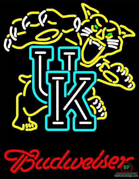 Budweiser UK Kentucky Wildcats Neon Sign NCAA Teams Neon Light