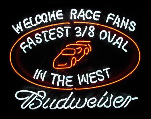 Budweiser Welcome Race Fans Neon Sign Bar Sign Neon Light
