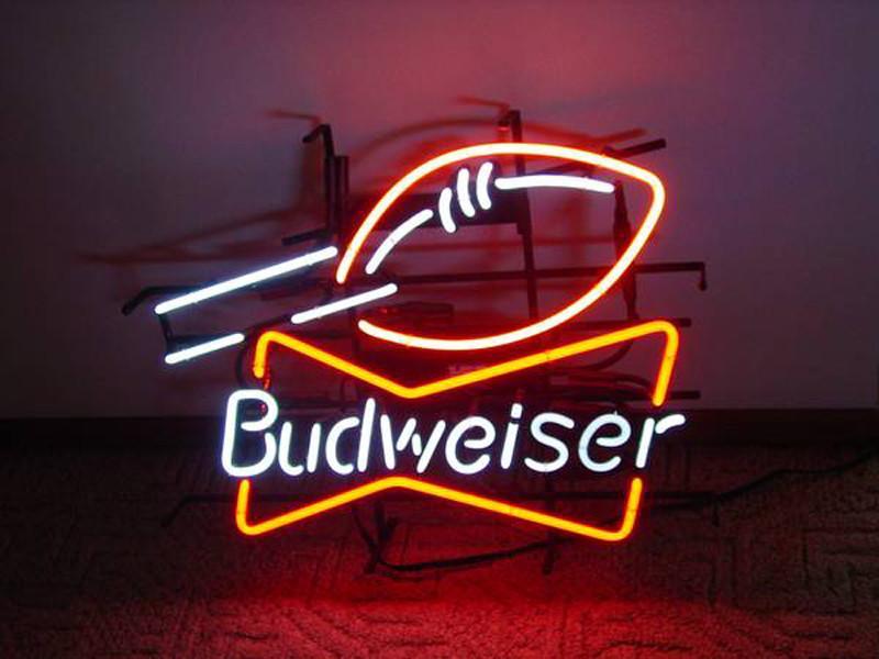 Budweser Football Neon Sign Bar Sign Neon Light